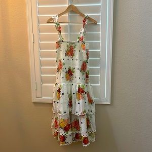 Farm Rio, medium, white summer dress.